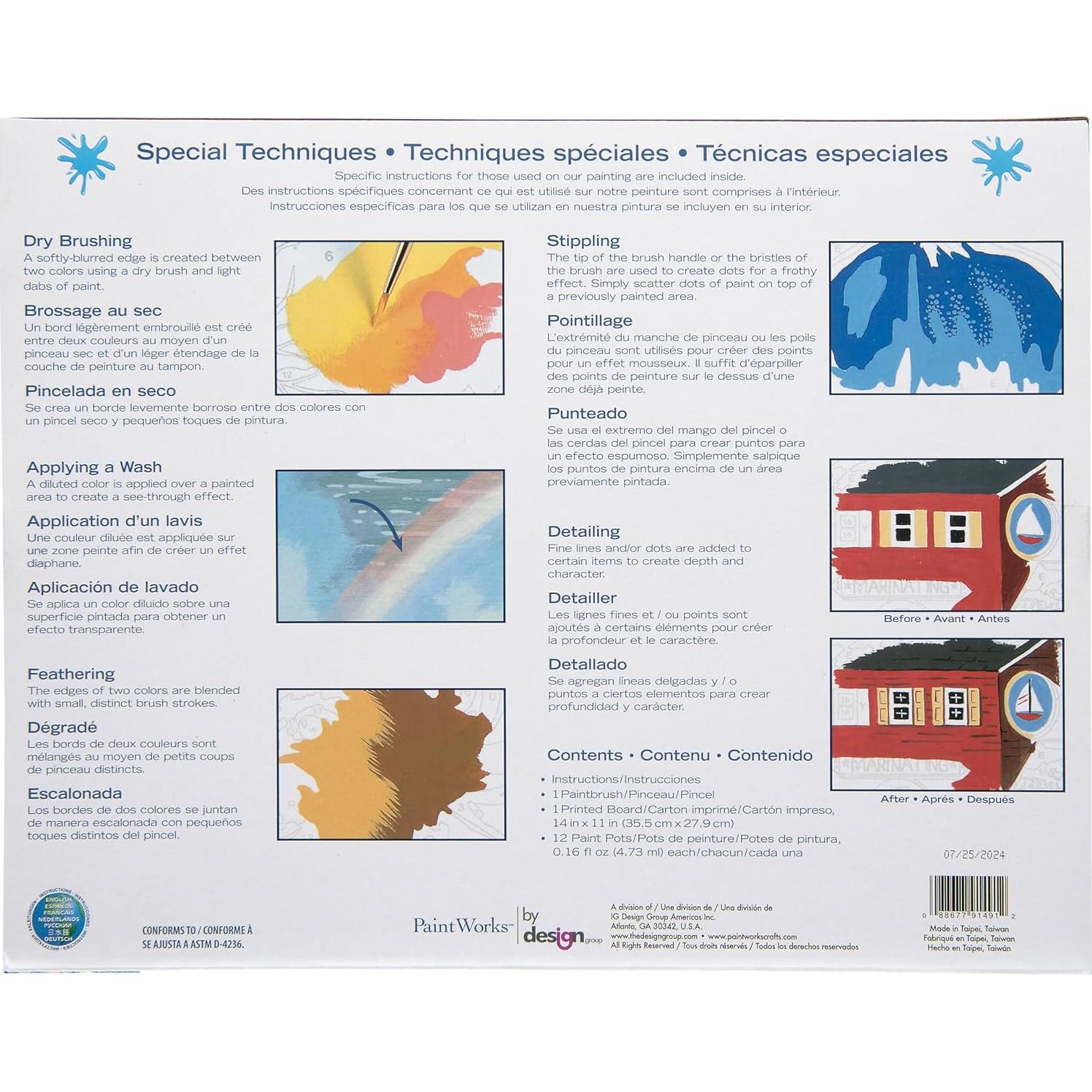 Kit de Pintura por Números Dimensions Belleza Sauce Primavera 35.6x27.9 cm