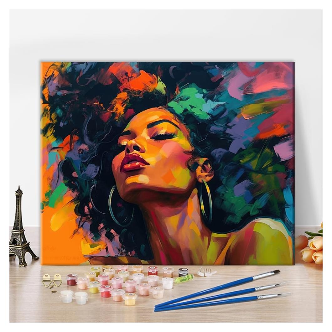 Pintura por Números TUMOVO 40x50cm Acrílica para Adultos