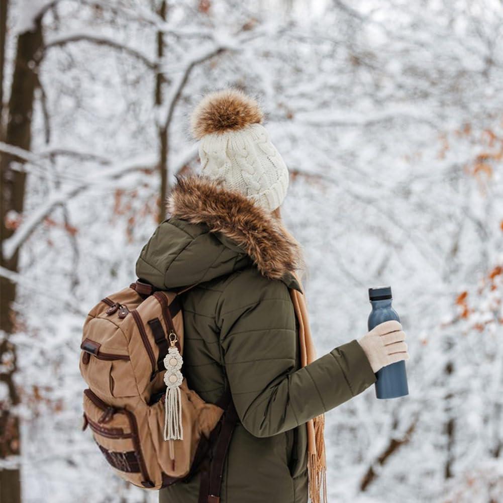 Kit de Llaveros de Macramé INFUNLY 6 Piezas DIY Bohemio