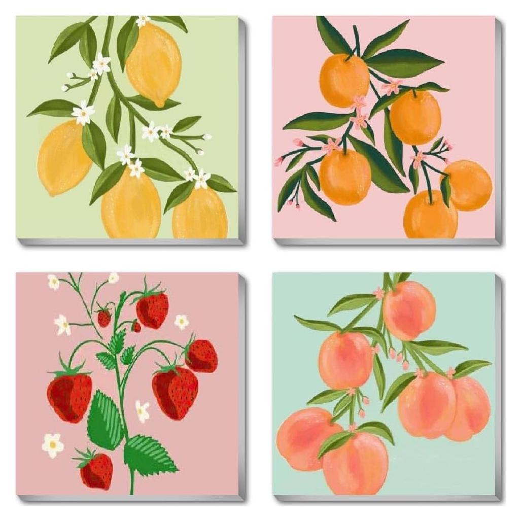 Kit de Pintura por Números Amzdiyfun Frutas 19.8x19.8cm