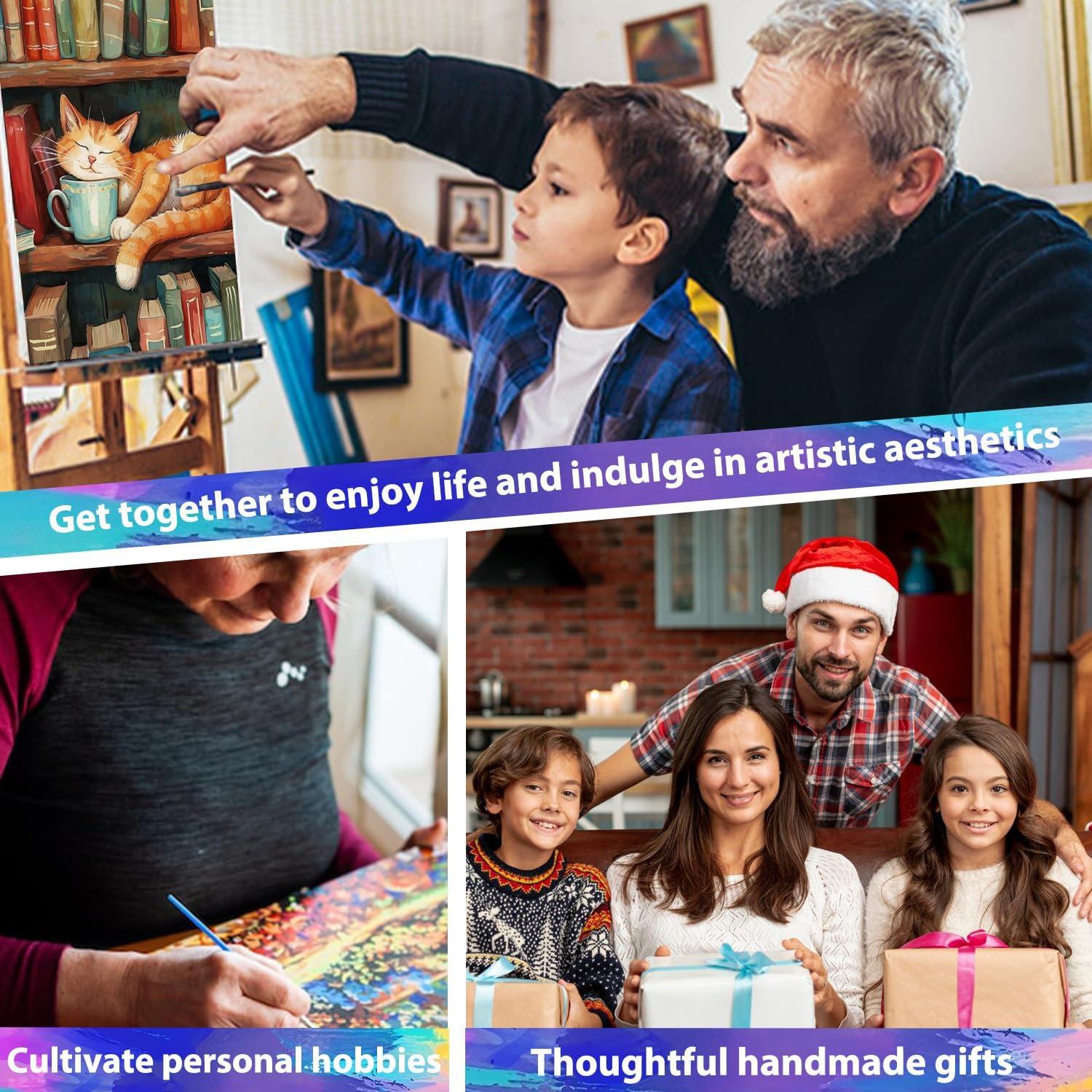 Kit de Pintura por Números xcemhil Playa 40.64x50.8 cm