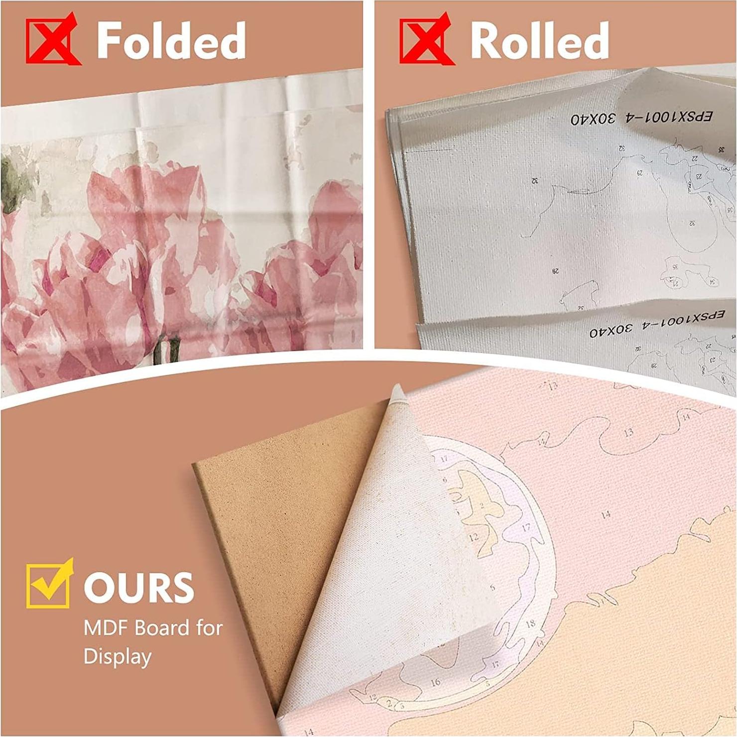 Kit de Pintura por Números Magicfly 3 Paneles 22.86x30.48 cm