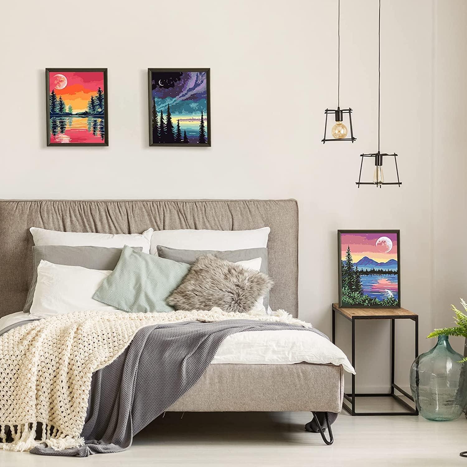 Kit de Pintura por Números Magicfly 3 Paneles 22.86x30.48 cm