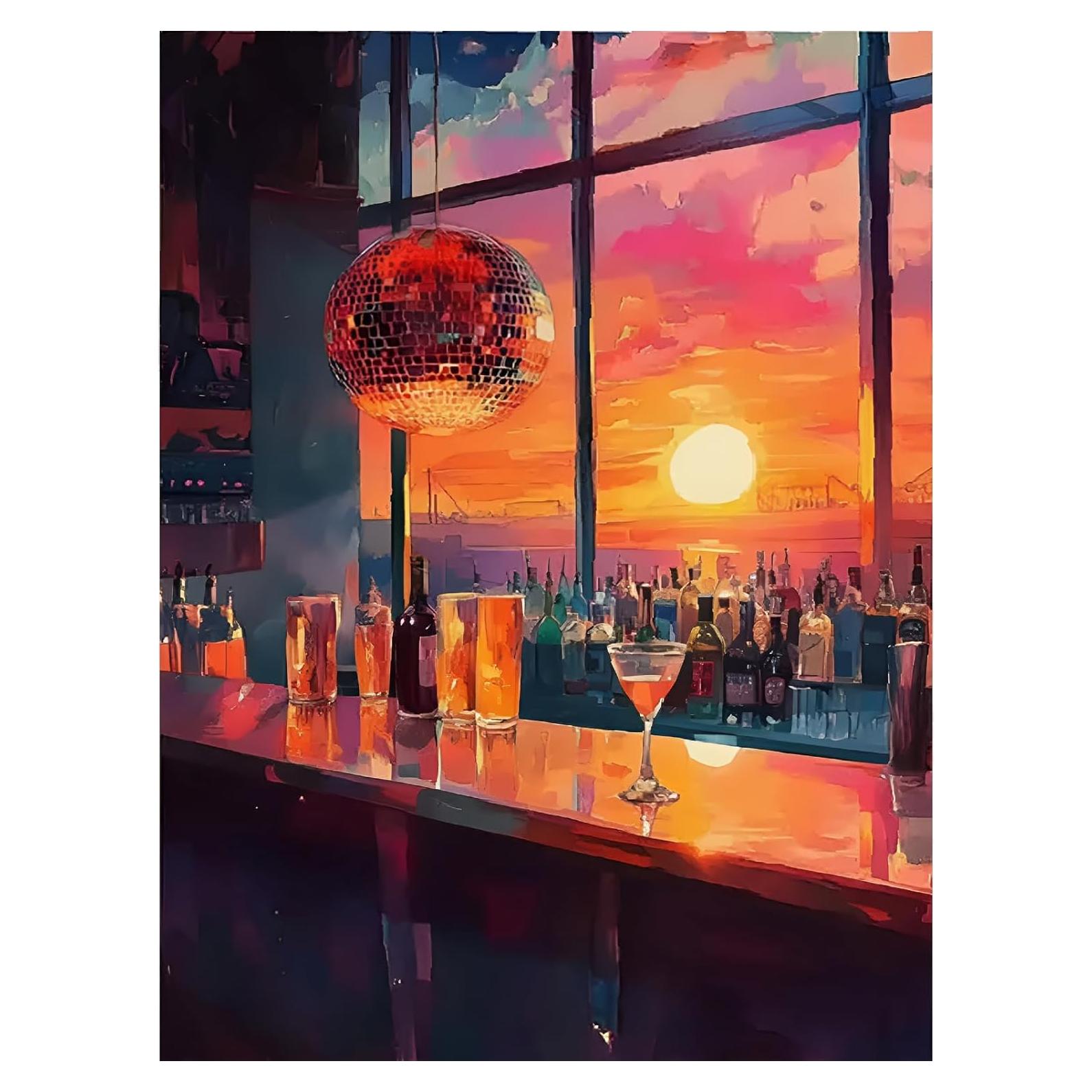 Kit de Pintura por Números Acrílica Canrichshop 40.64x50.8cm