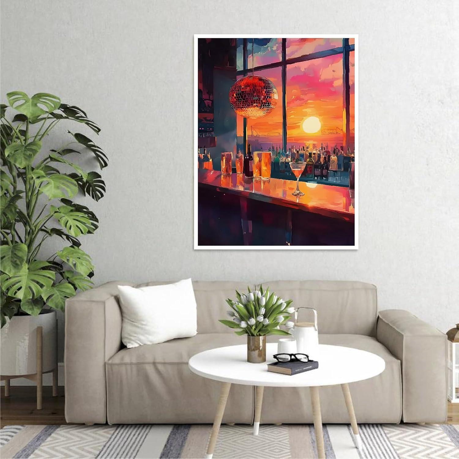 Kit de Pintura por Números Acrílica Canrichshop 40.64x50.8cm