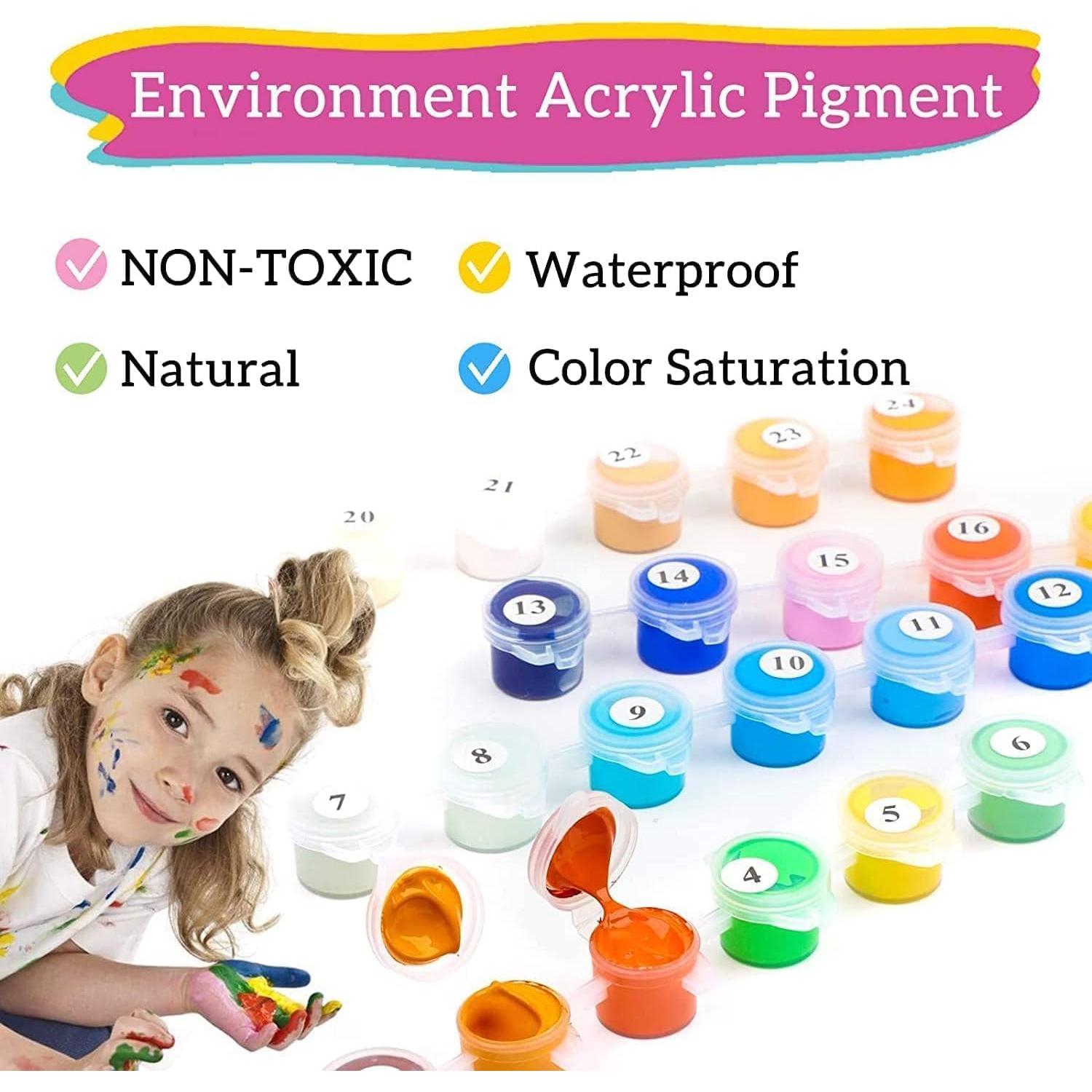 Kit de Pintura por Números MBNTJHT 40x50 cm para Adultos