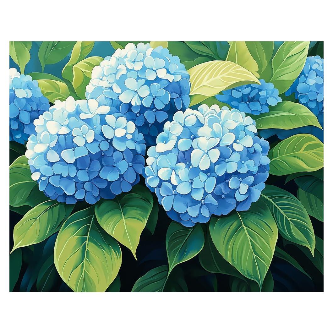 Kit de Pintura por Números Natuyalo Acrílico 40.64x50.8cm Flores