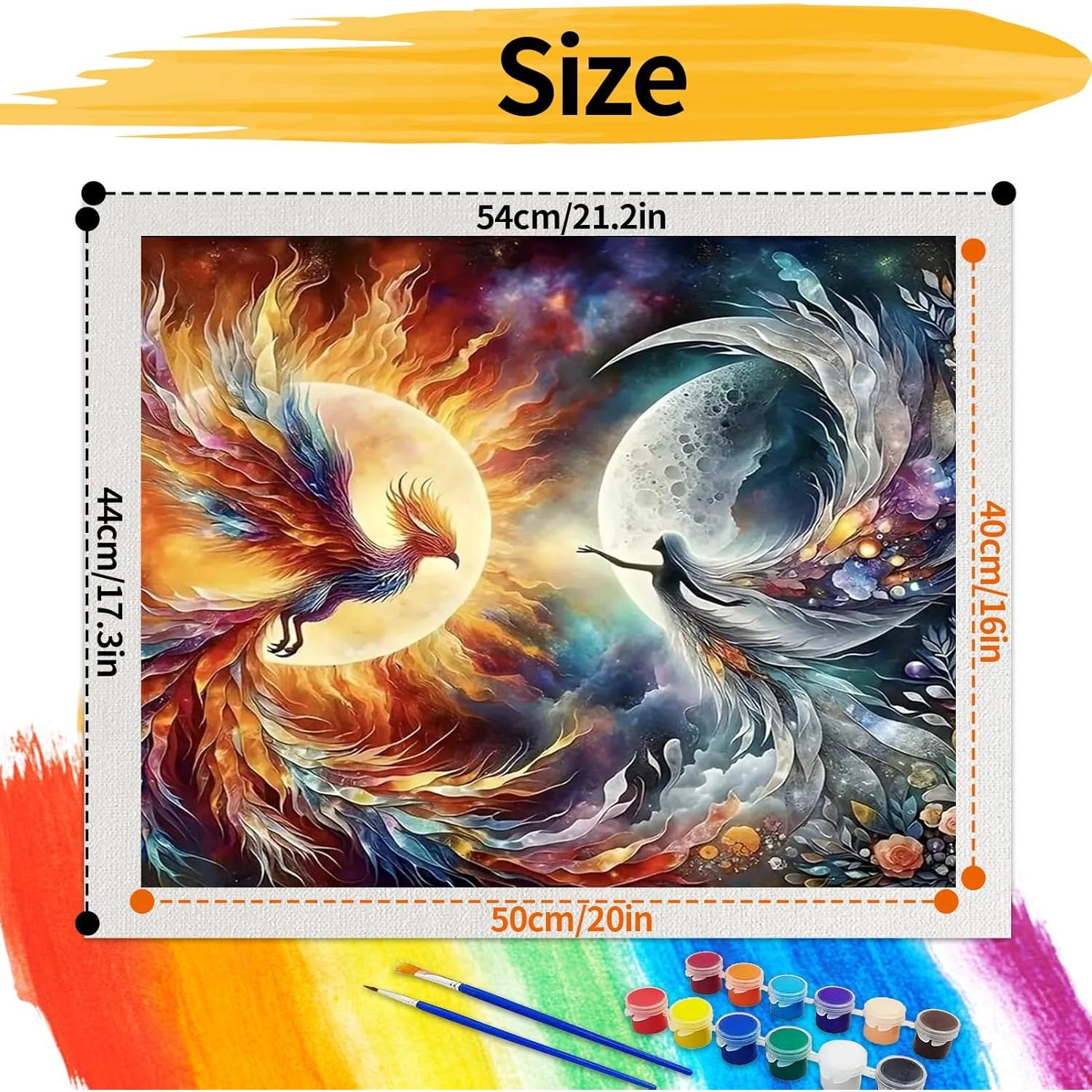 Kit de Pintura por Números YALKIN 40x50cm para Adultos