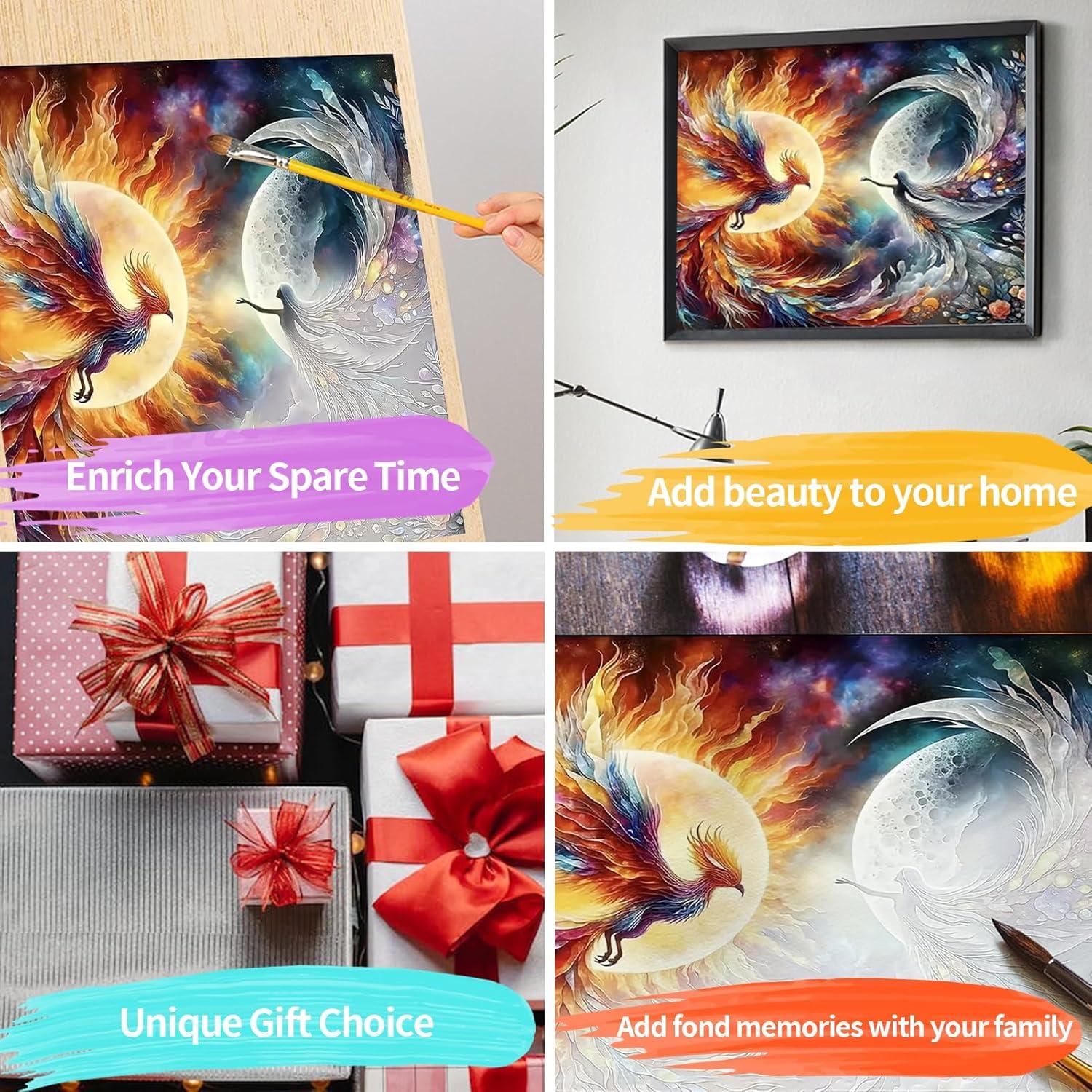 Kit de Pintura por Números YALKIN 40x50cm para Adultos