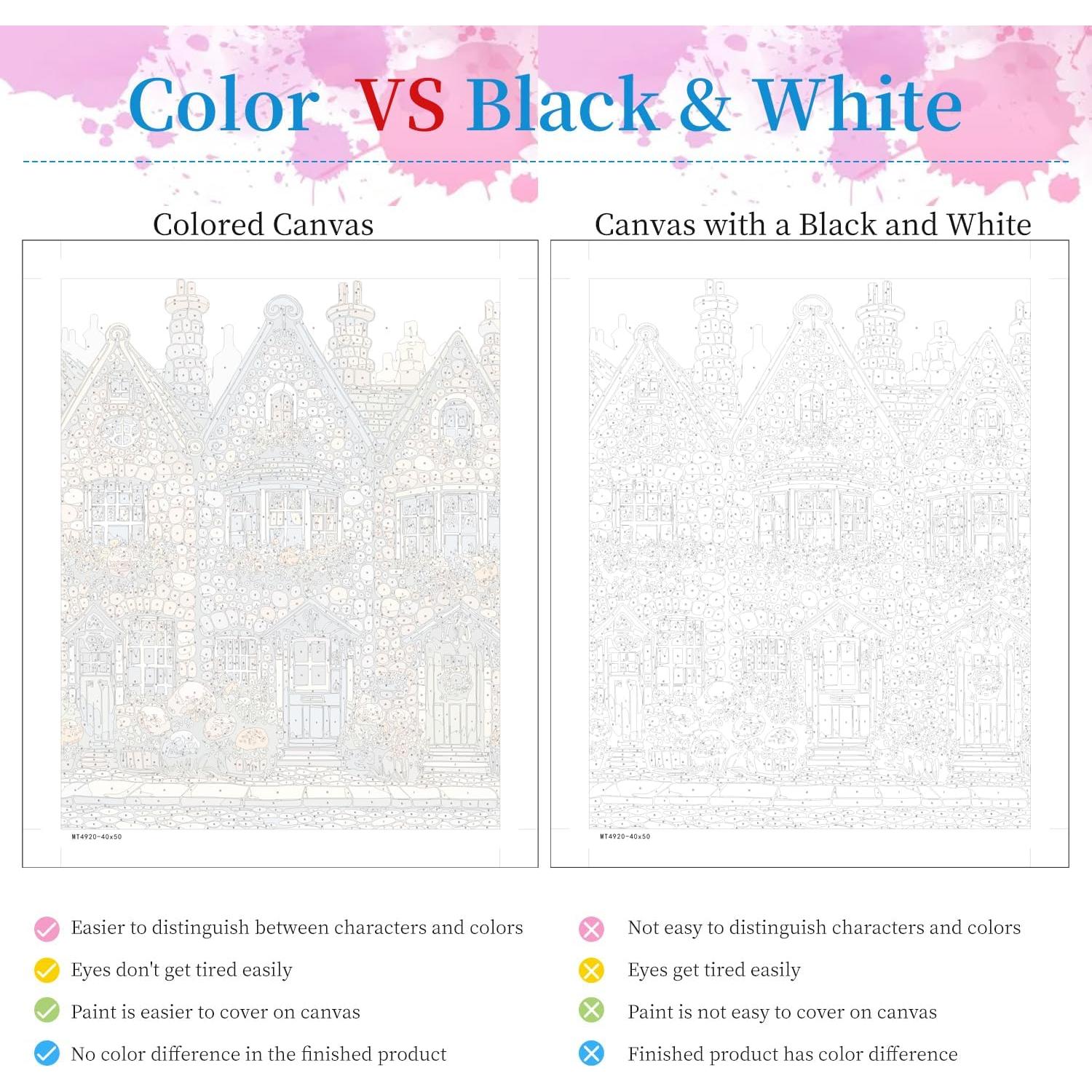 Kit de Pintura por Números Miairivy 40.64x50.8 cm Adultos