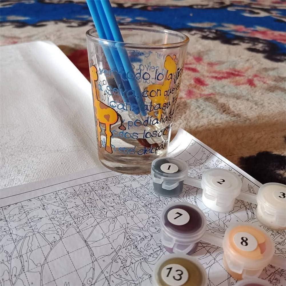 Kit de Pintura por Números KOMI Chica de Sueño Negra 40x51cm