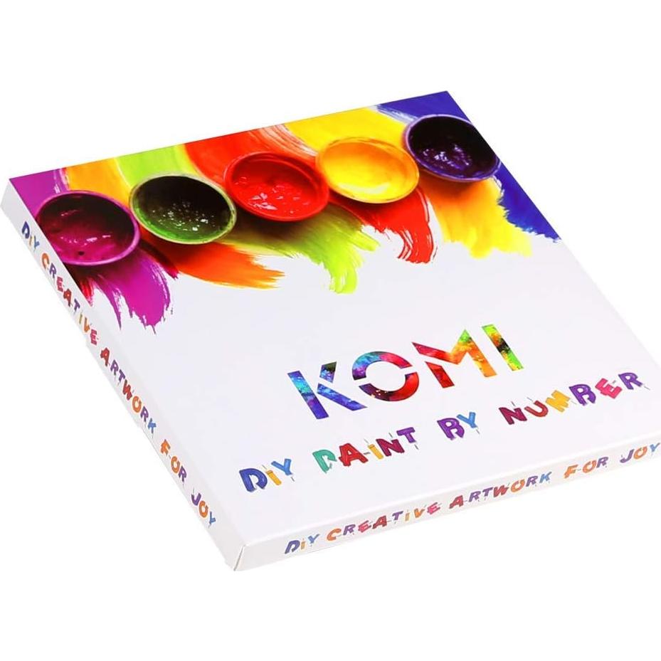 Kit de Pintura por Números KOMI Chica de Sueño Negra 40x51cm