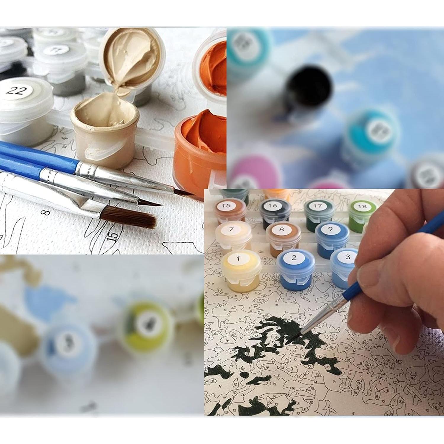 Kit de Pintar por Números LukFun Adultos 40x50 cm Mariposas