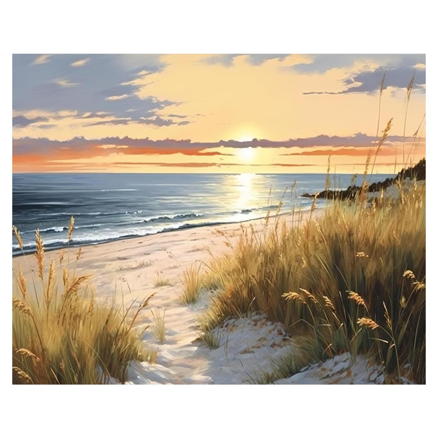 Kit de Pintura por Números Rebotipy 40x50cm Acrílico para Adultos