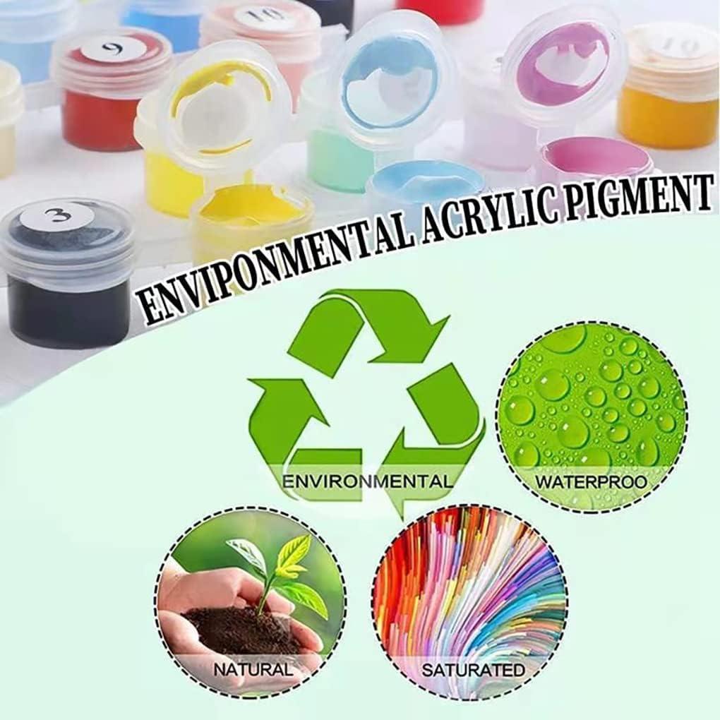 Pintar por Números Eiazuiks Navidad 40.6x50.8 cm con Pinceles