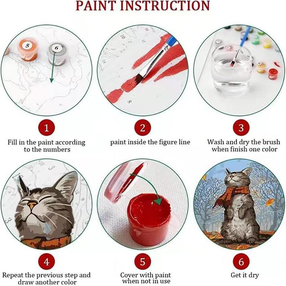 Pintar por Números Eiazuiks Navidad 40.6x50.8 cm con Pinceles