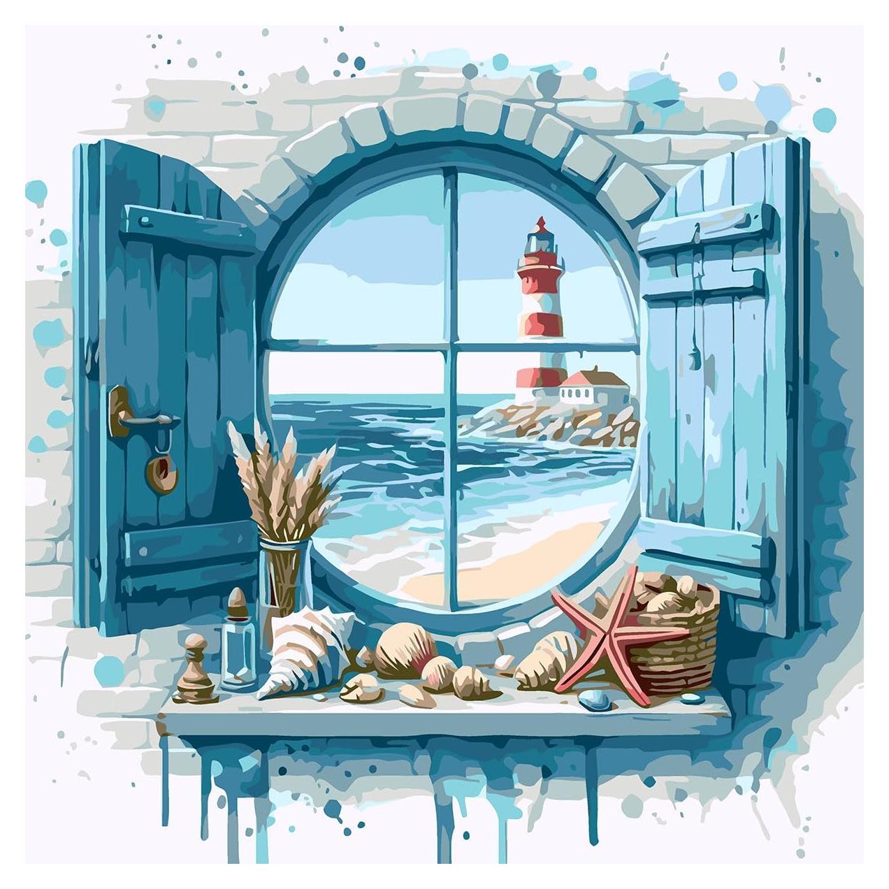 Kit de Pintura por Números GEMFAMILY 40.64x40.64 cm Acrílica