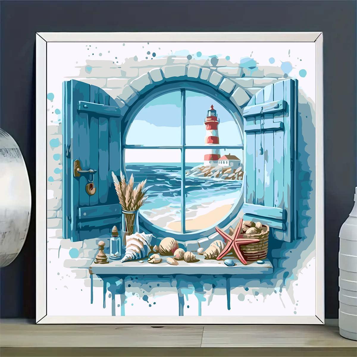 Kit de Pintura por Números GEMFAMILY 40.64x40.64 cm Acrílica