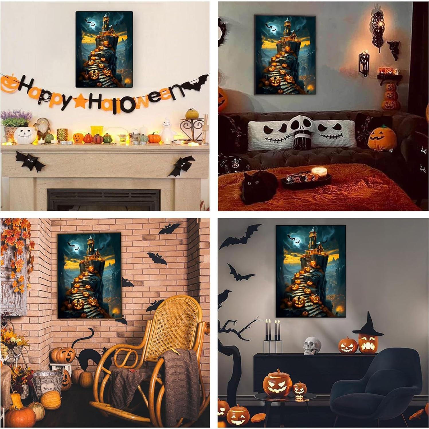 Kit de Pintura por Números Halloween CVIOKRDU 50x40cm