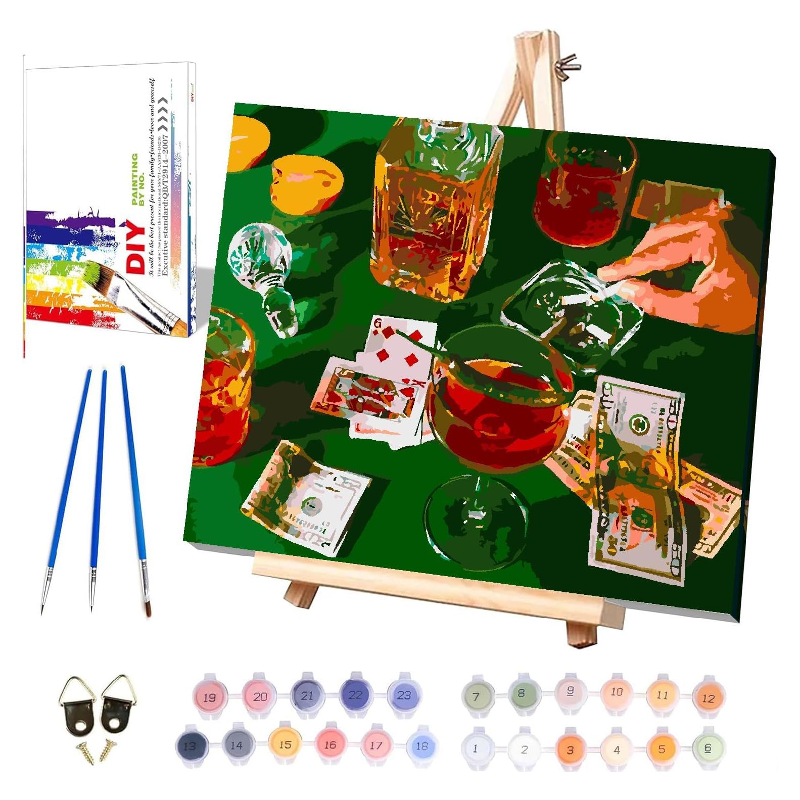 Kit de Pintura por Números Enmarcado MIRCVSH 30x40 cm