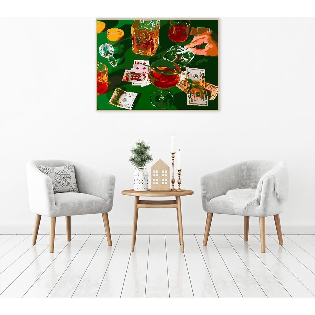 Kit de Pintura por Números Enmarcado MIRCVSH 30x40 cm