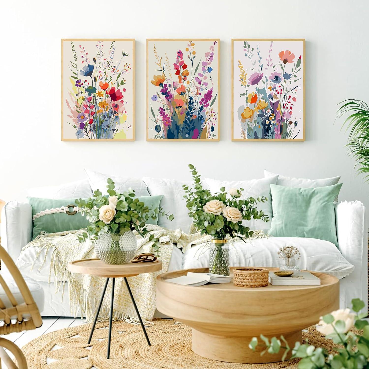 Kit de Pintura por Números Aestalrcus 20x30cm Flores