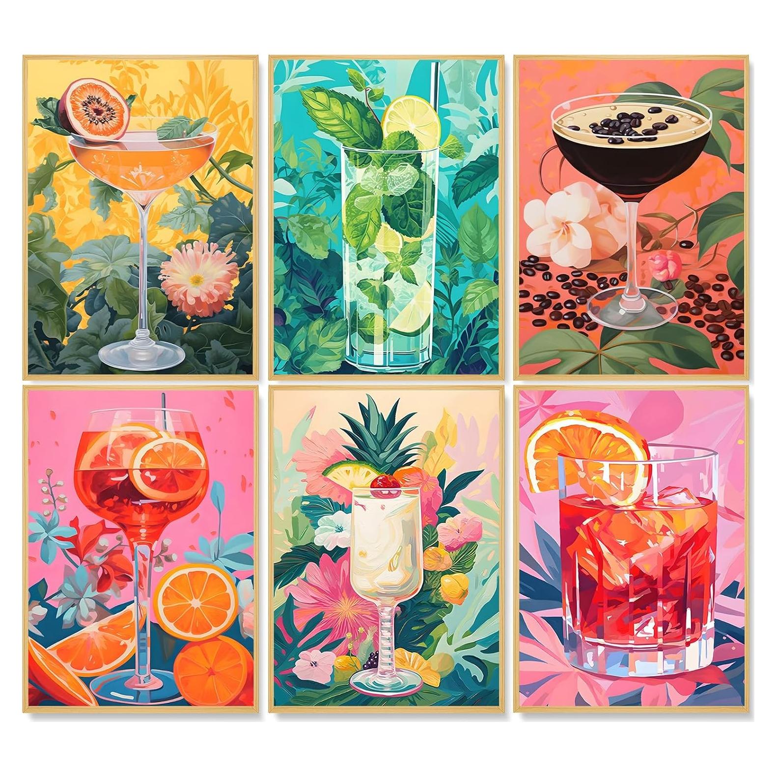 Kit de Pintura por Números Camocin 6 Paquetes Adultos 25.4x35.6cm