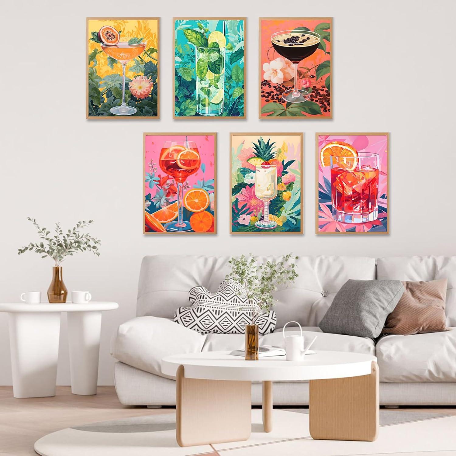 Kit de Pintura por Números Camocin 6 Paquetes Adultos 25.4x35.6cm