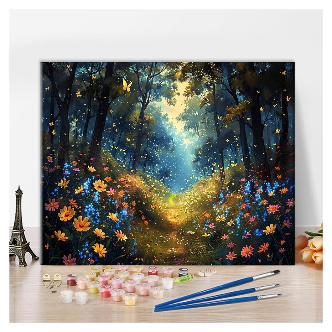 Kit de Pintura por Números TUMOVO 40x50 cm para Adultos