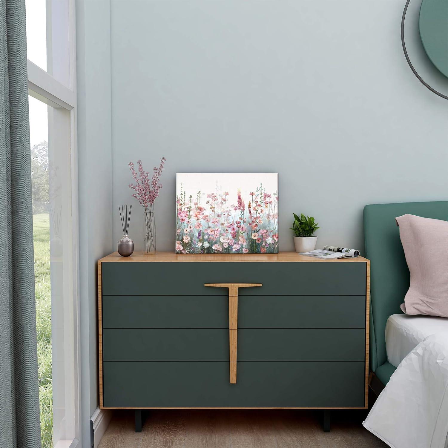 Kit de Pintura por Números SUMGAR Flores Rosadas 40x50 cm