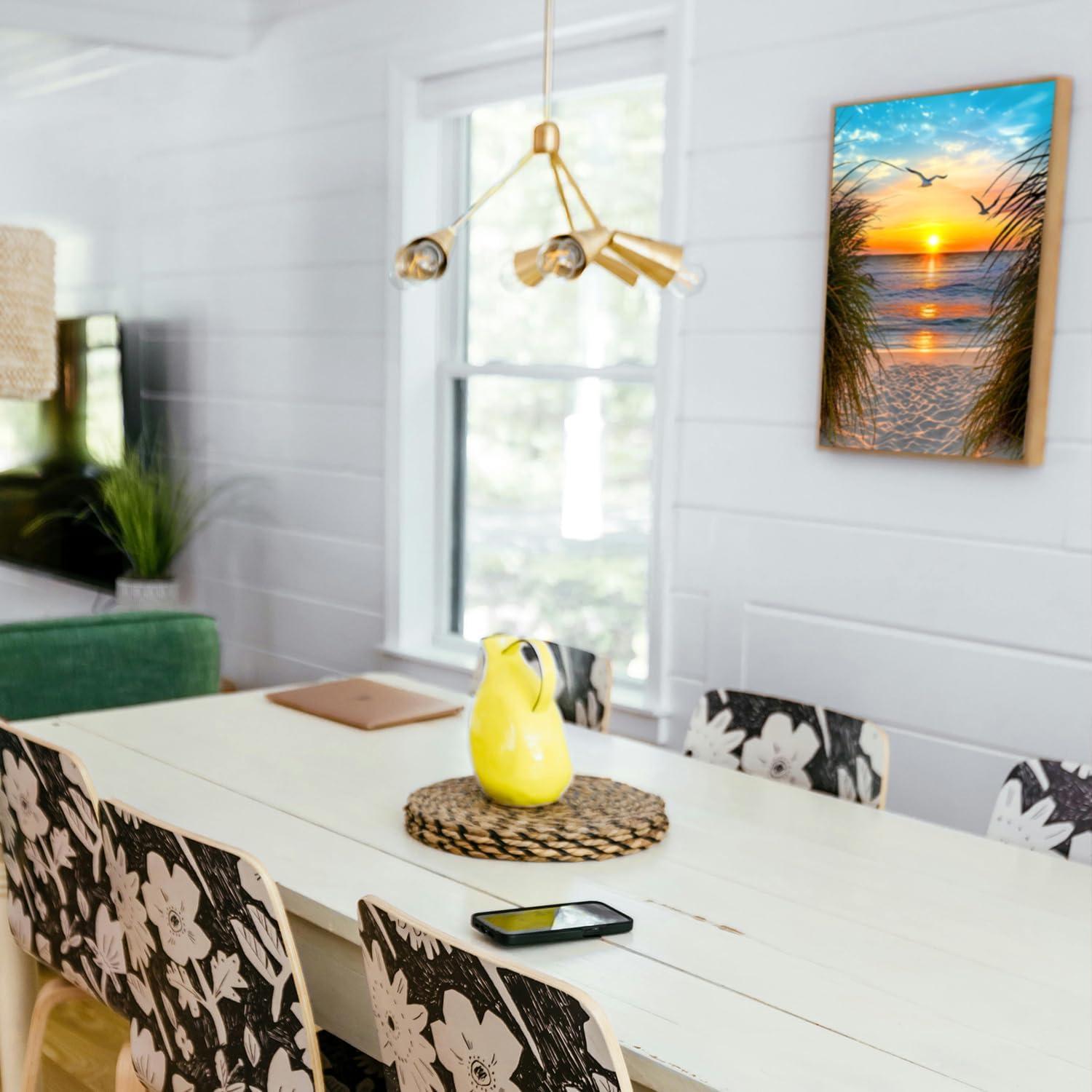 Kit de Pintura por Números NPCSWXQ 40x50cm Atardecer Playa