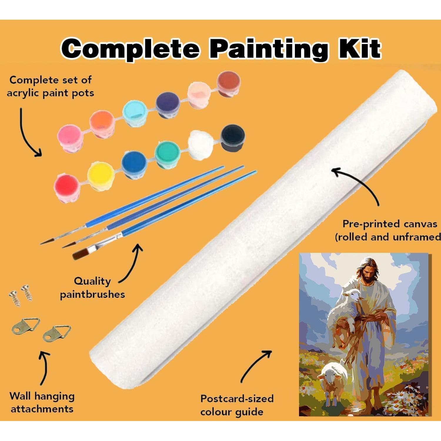 Kit de Pintura por Números igoodom 40x50cm Cristiana DIY