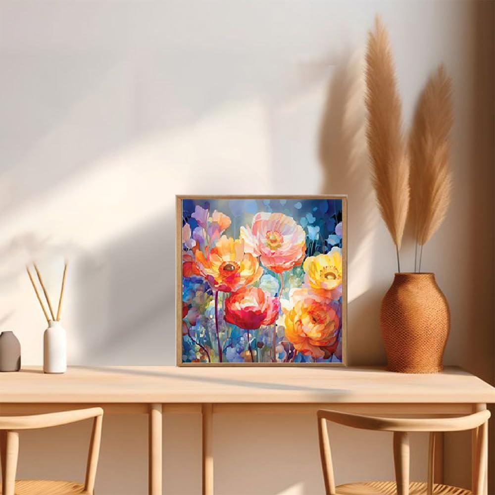 Kit de Pintura por Números WEMEON 25.4x25.4 cm Floral