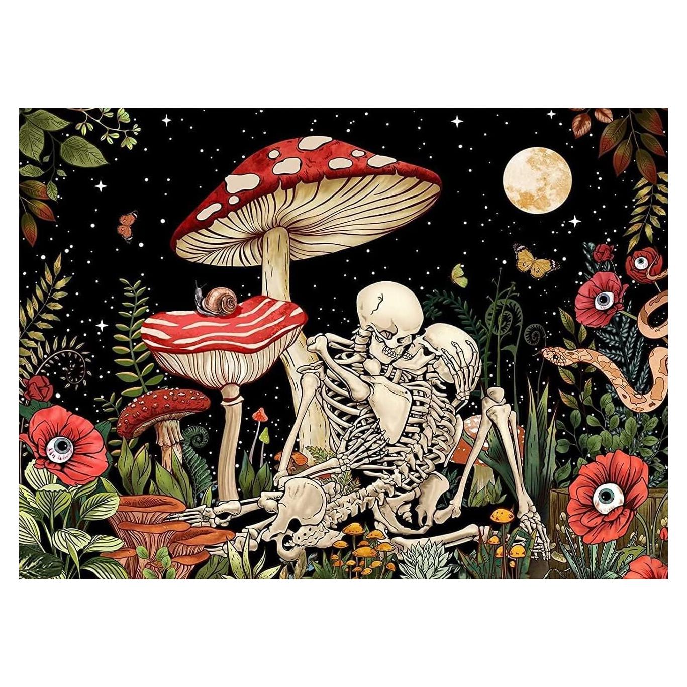 Pintura por Números KOEMHXB Hongo Esqueleto 40x51 cm