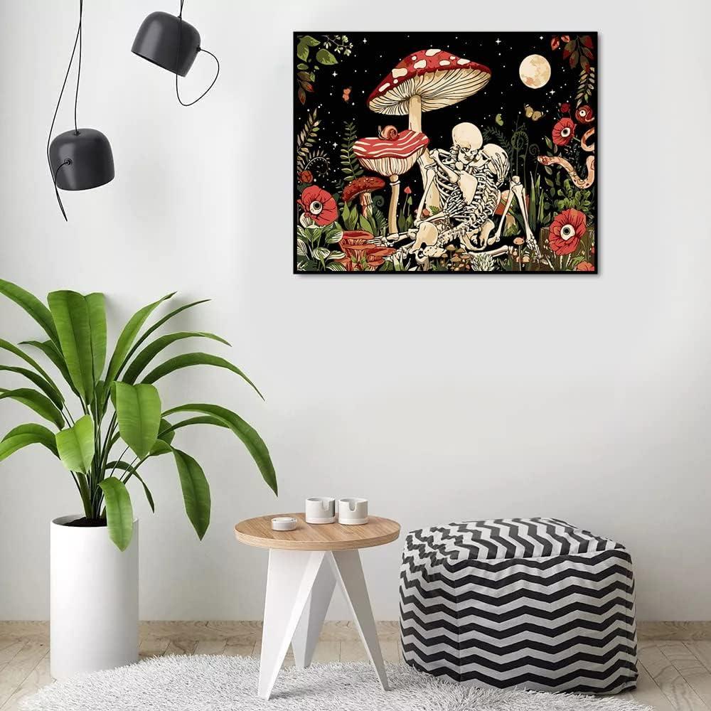 Pintura por Números KOEMHXB Hongo Esqueleto 40x51 cm