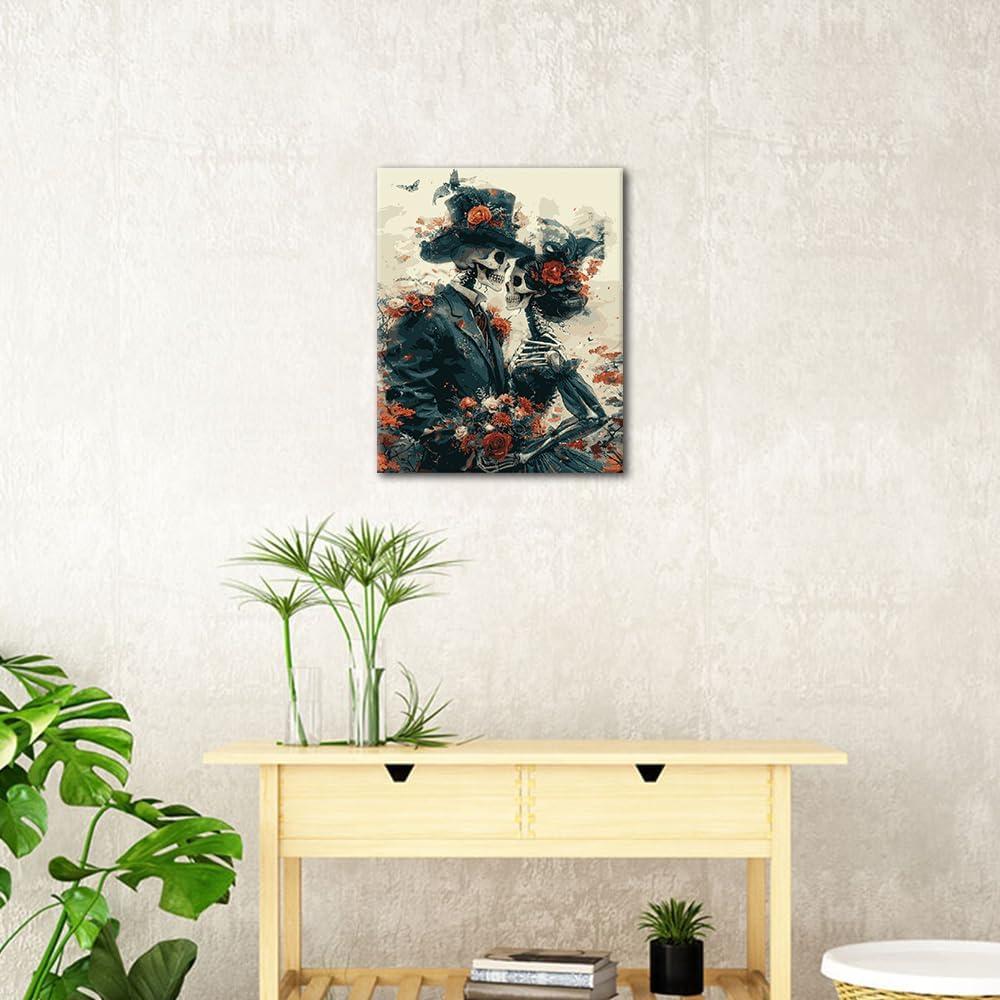 Kit de Pintura por Números Rebotipy Calavera 40x50 cm