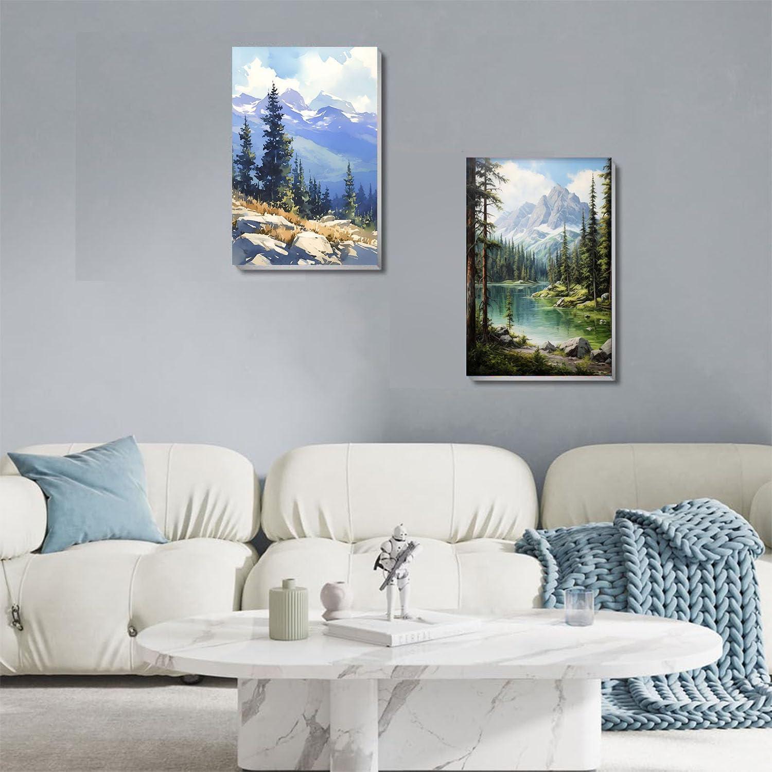 Kit de Pintura por Números YarnWhimsy 20x30cm Paisaje