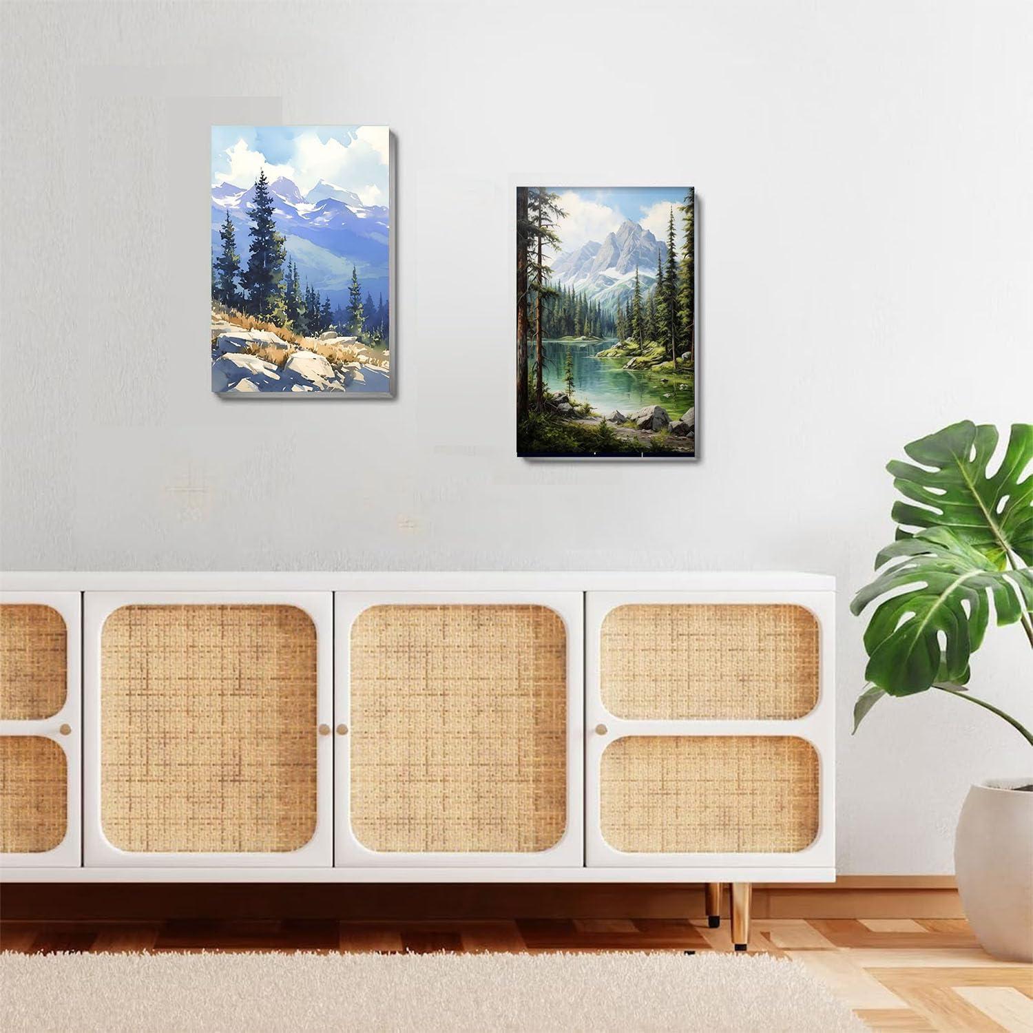 Kit de Pintura por Números YarnWhimsy 20x30cm Paisaje