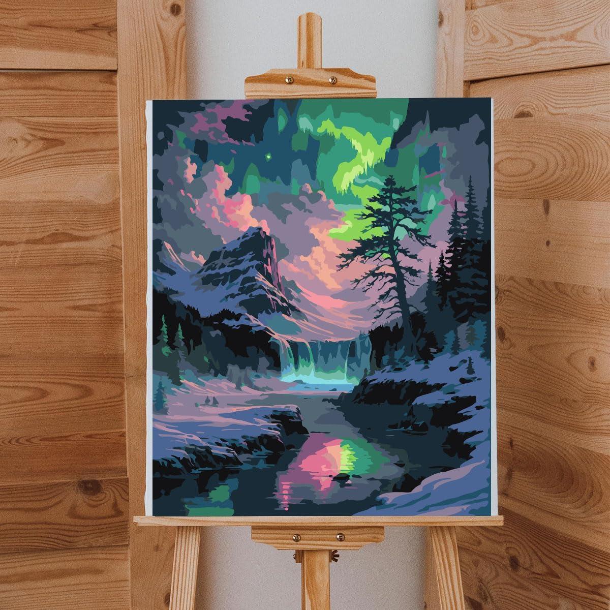 Kit de Pintura por Números Lovepefe Montaña 40.6x50.8 cm