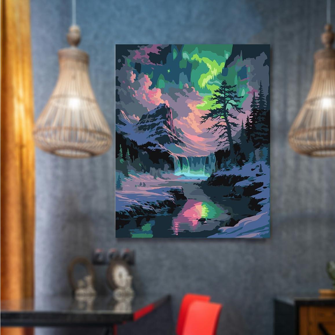 Kit de Pintura por Números Lovepefe Montaña 40.6x50.8 cm