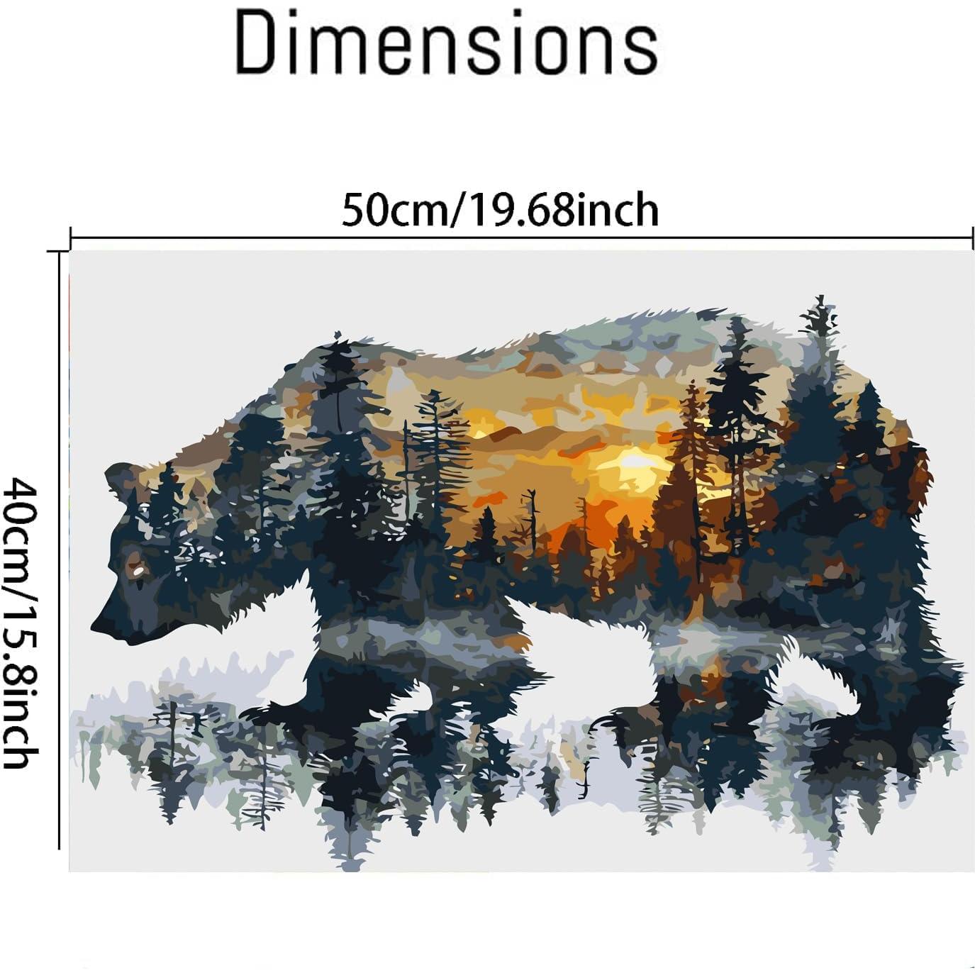 Pintura por Números Apcufir Adultos Lienzo 40.64x50.8 cm