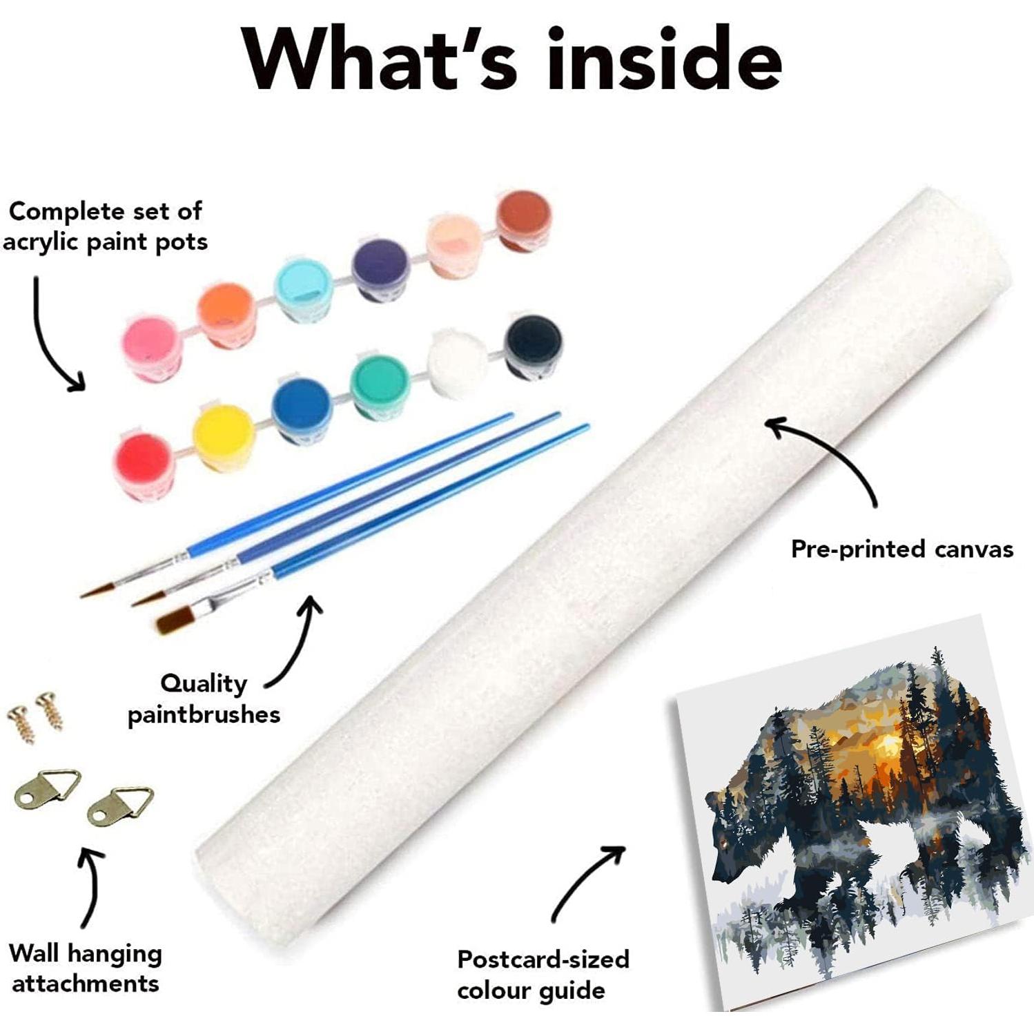 Pintura por Números Apcufir Adultos Lienzo 40.64x50.8 cm