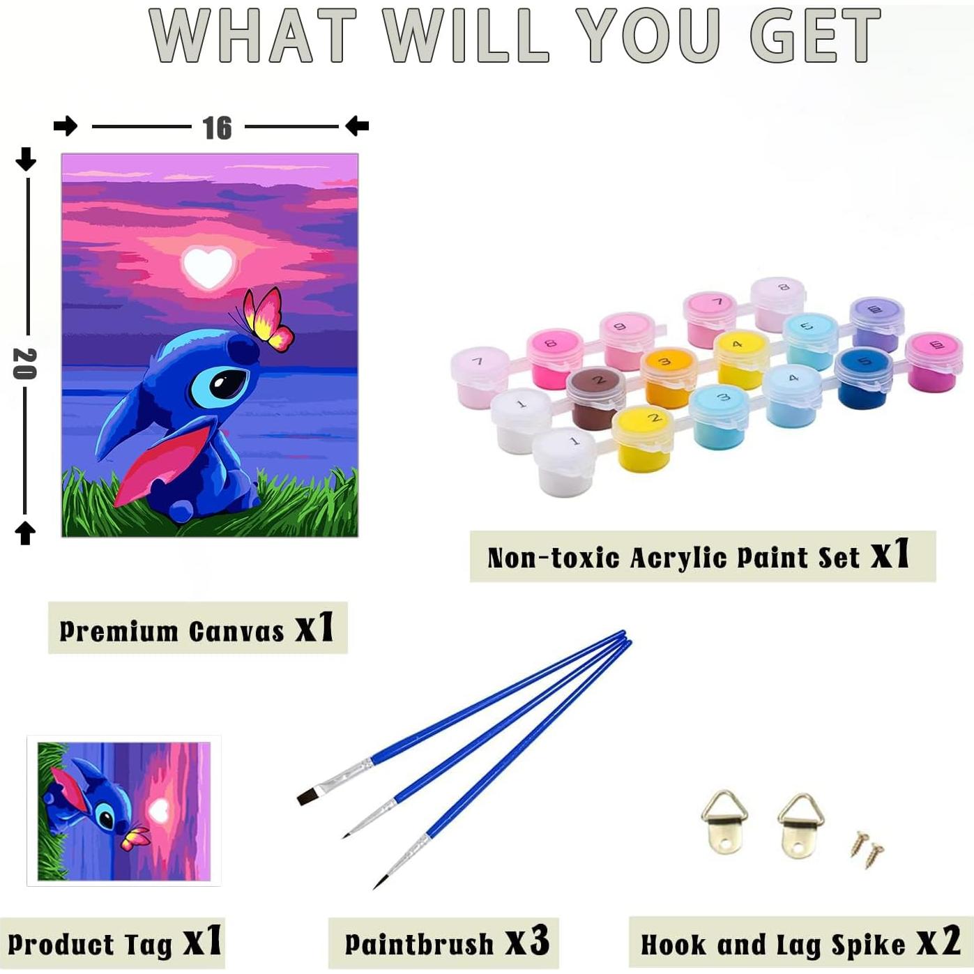 Kit de Pintura por Números FILASLFT 40x50 cm para Adultos