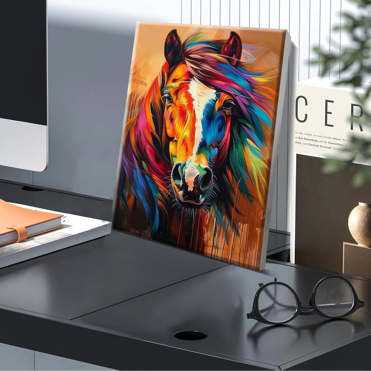 Kit de Pintura por Números JOOZ Adultos 20x30 cm Caballo