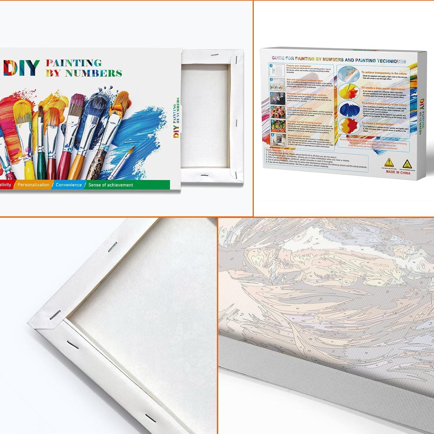 Kit de Pintura por Números JOOZ Adultos 20x30 cm Caballo