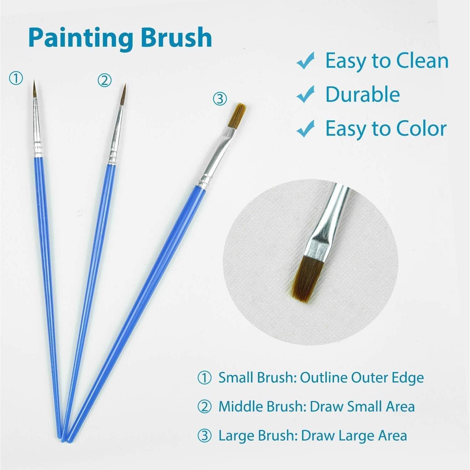 Kit de Pintura por Números HKLIOPU Vaca Colorida 30x30 cm