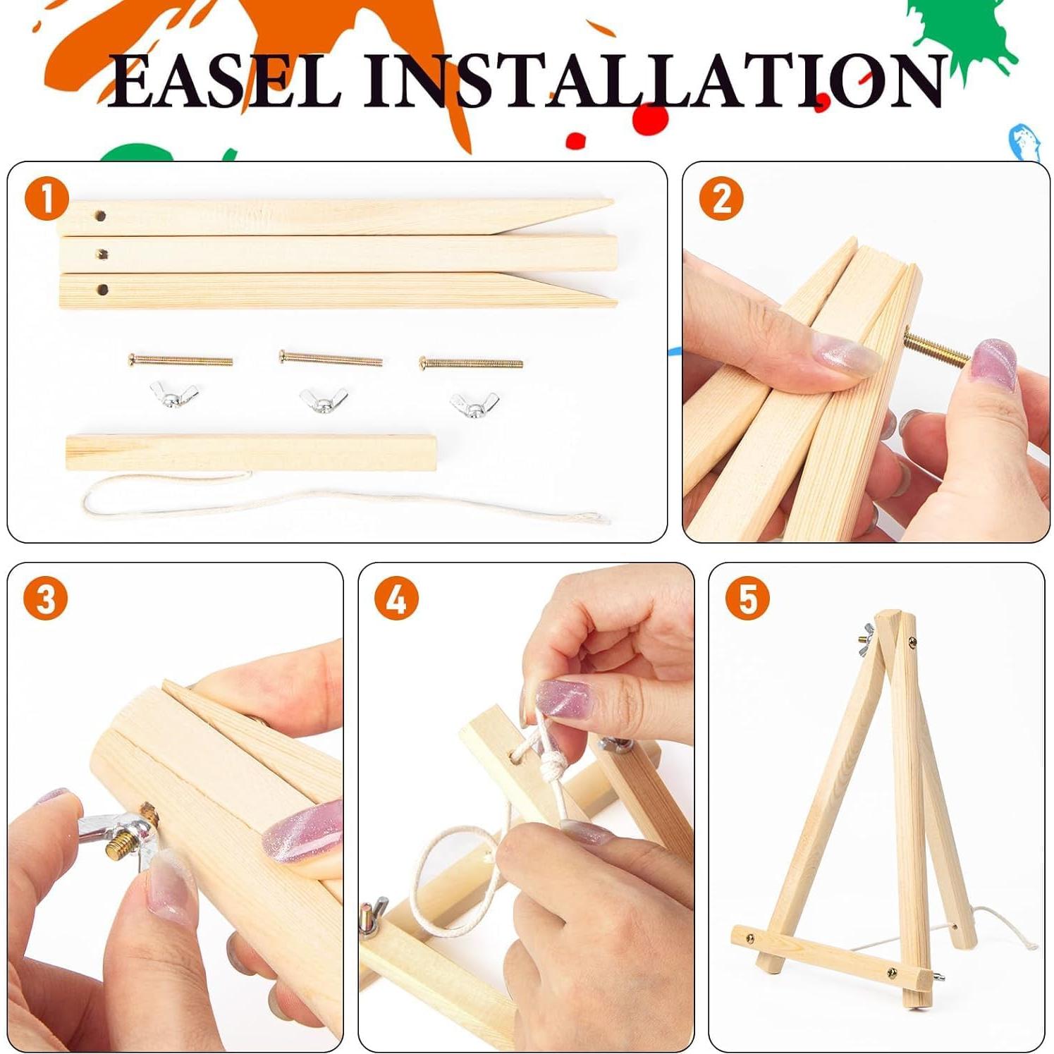 Kit de Pintura por Números Mrnsiet Playa 6 Piezas 20x30 cm