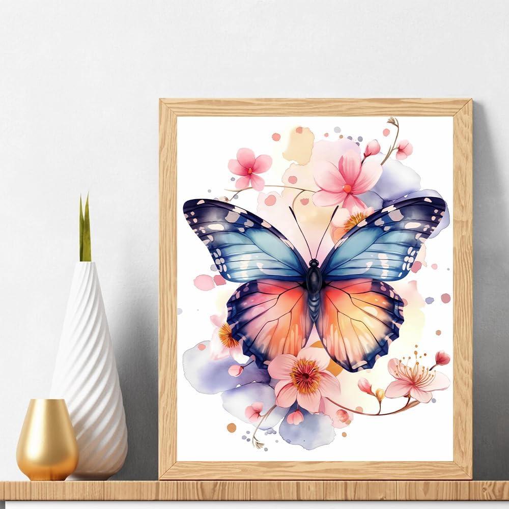 Kit de Pintura por Números Natuyalo Mariposa 40x50 cm