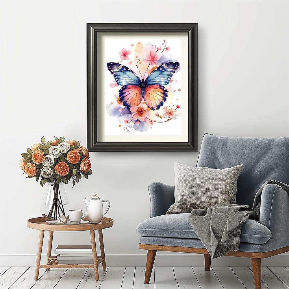 Kit de Pintura por Números Natuyalo Mariposa 40x50 cm