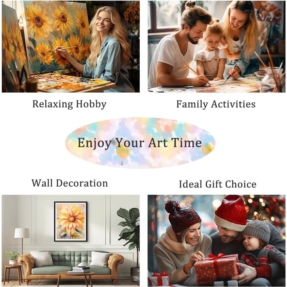 Kit de Pintura por Números Natuyalo Mariposa 40x50 cm